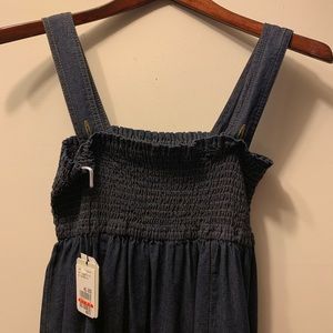 Jean overall dress